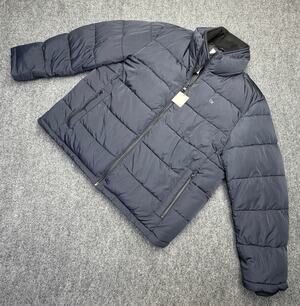 Calvin Klein Mens Puffer Jacket XXL Navy Insulated Winter Coat RE-TAG $225 MSRP